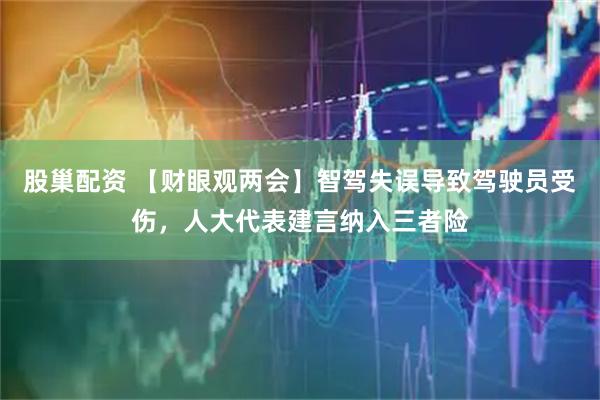 股巢配资 【财眼观两会】智驾失误导致驾驶员受伤，人大代表建言纳入三者险