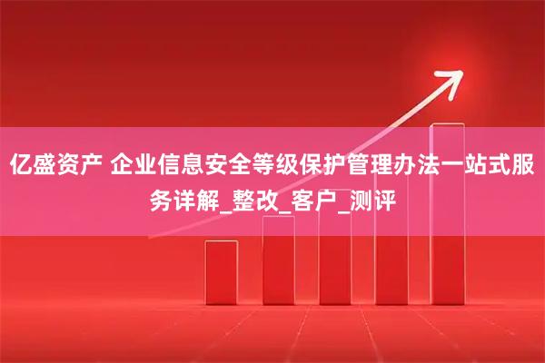 亿盛资产 企业信息安全等级保护管理办法一站式服务详解_整改_客户_测评